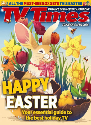 TV Times cover illustration with an Easter theme