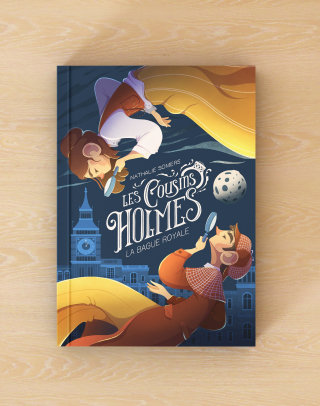 《Les Cousins Holmes》书籍封面由 Luiza Laffitte 设计