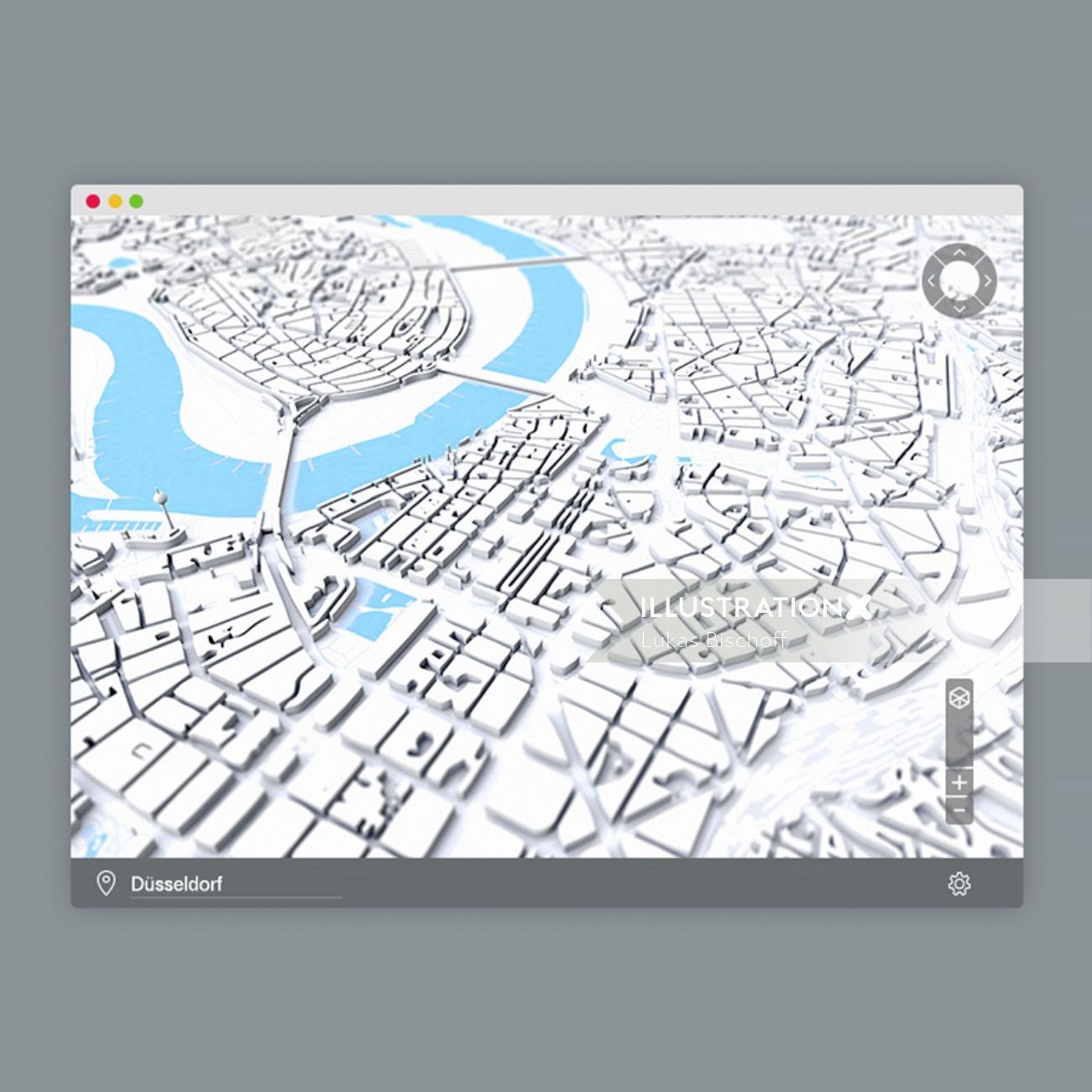 市街地図の図解