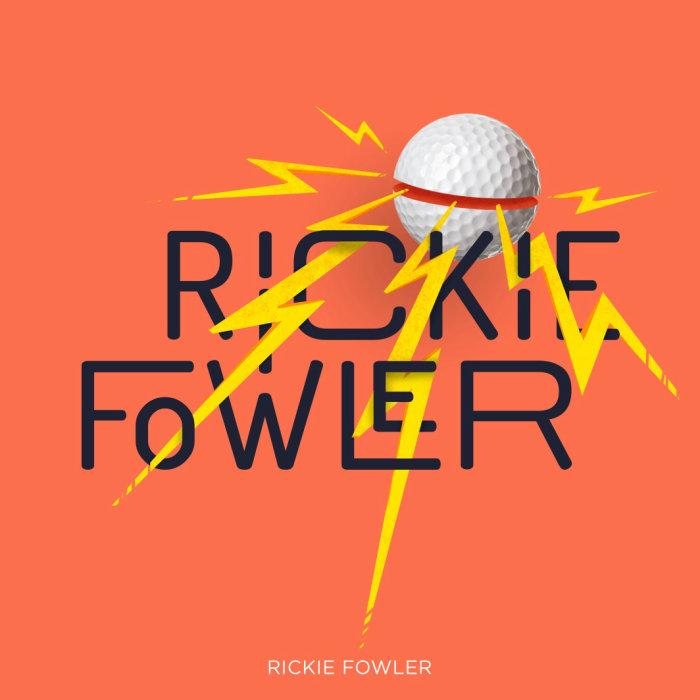 Illustration graphique de Rickie Fowler Golf