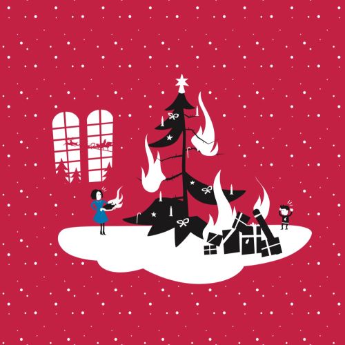 Christmas tree vector illustration 