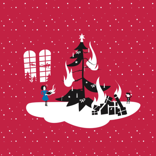 Illustration vectorielle de sapin de Noël