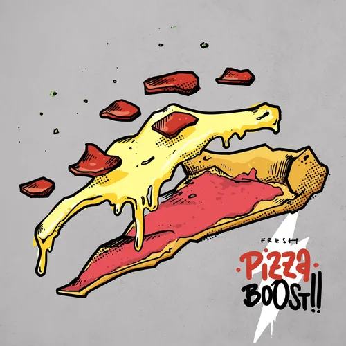 Pizza Boost vector art 