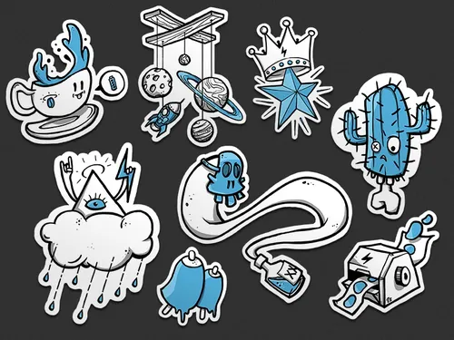 Monsters character design by Lukas Bischoff
