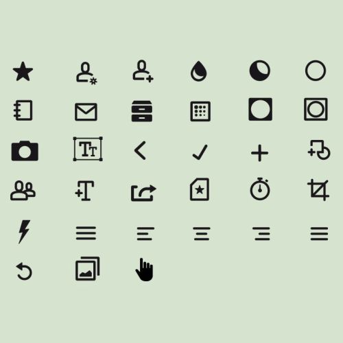 Illustration of graphic icons
