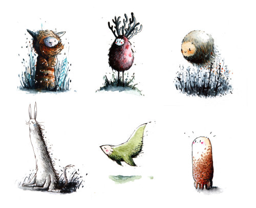 Mungarmi creatures illustration