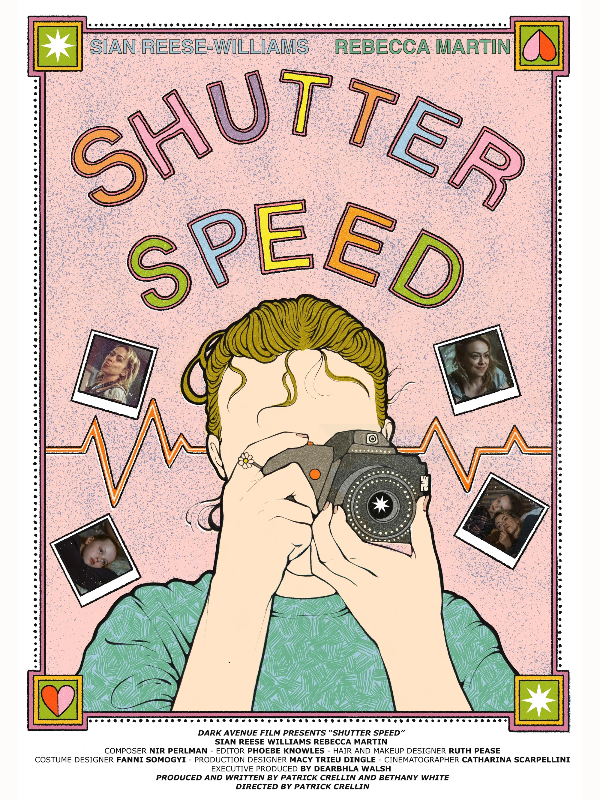 Affiche du court métrage Shutter Speed ​​de l'artiste Lydia Silver