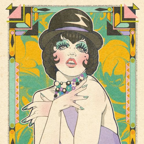 Portrait of Liza Minnelli as Sally Bowles in Cabaret by Lydia Silver