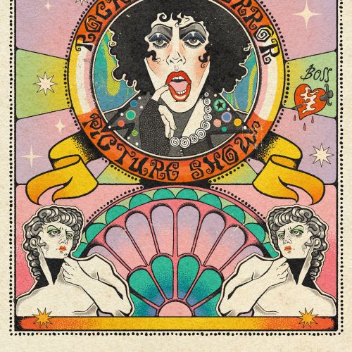 Rocky Horror Picture Show film poster artwork by Lydia Silver