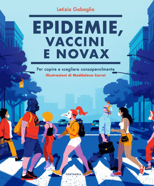 my Book cover for the book "Epidemie, vaccini e no vax"
