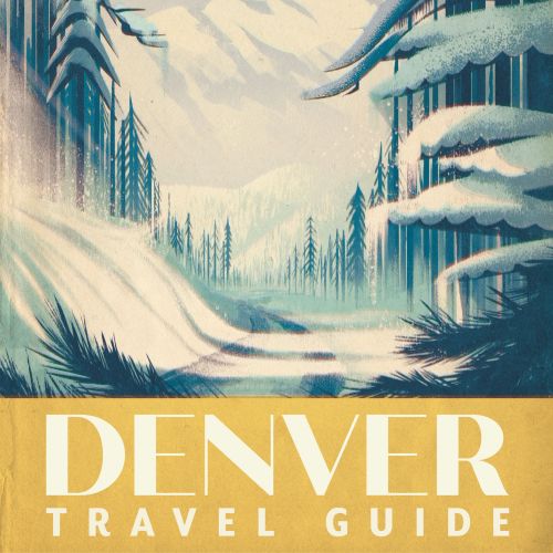 Denver Travel Guide Cover design