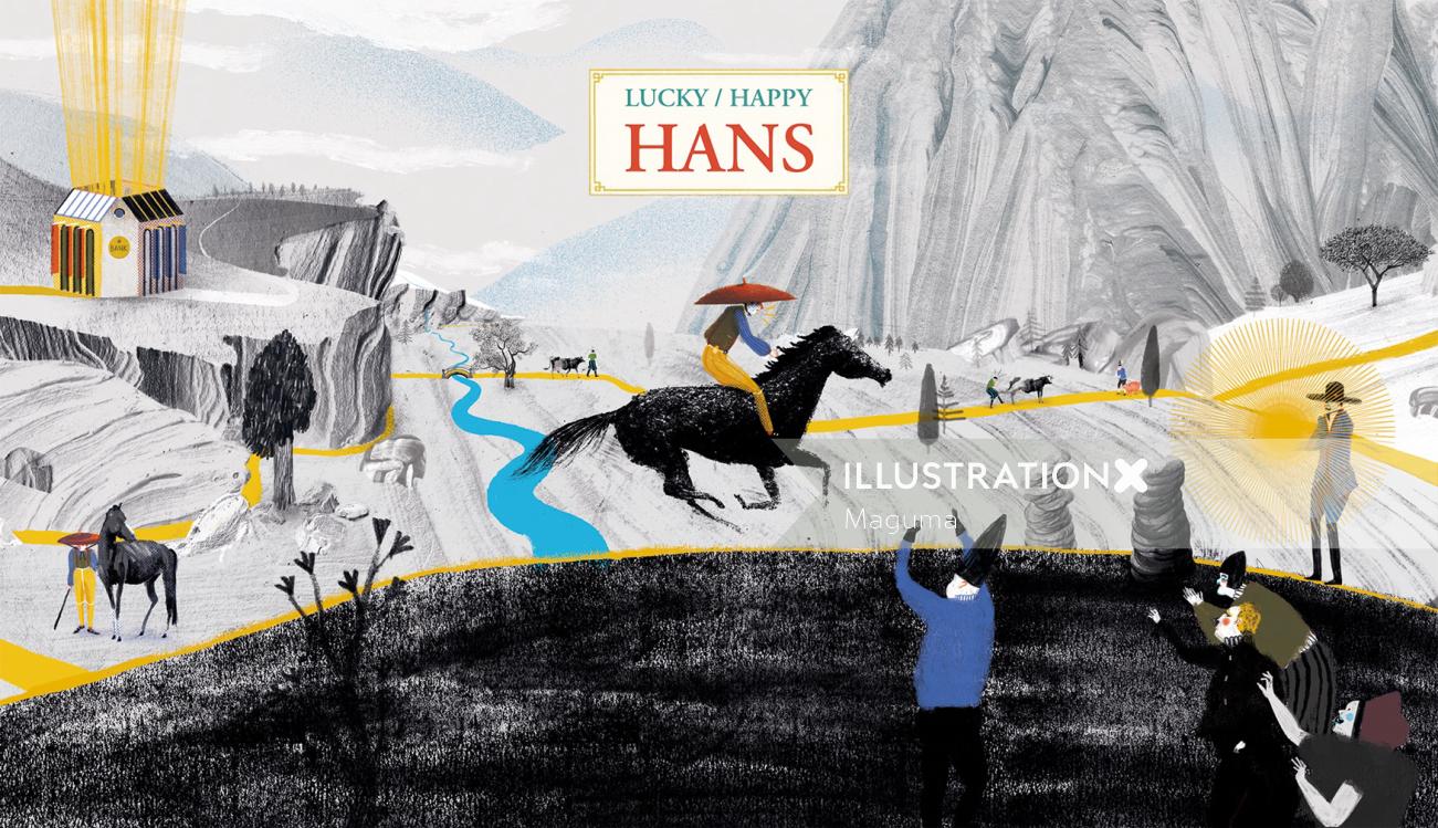 Lucky happy hans cover