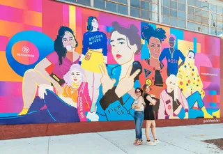 Mural design for Google and Refinery29 by Mallory Heyer