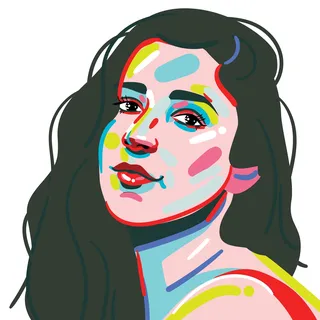 Portrait illustration of Aly Raisman