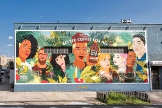 Mural illustration for Califia Farms 