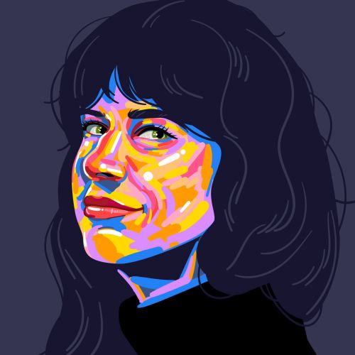 Portrait illustration of Mallory Heyer