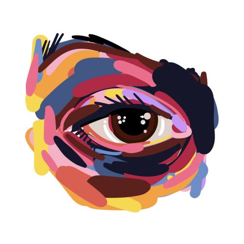 Illustration of eye ballin 