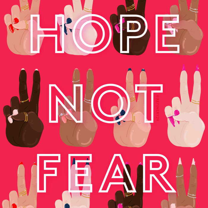 Graphic Hope Not Fear
