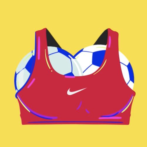 GIF animation about puberty in women's sports
