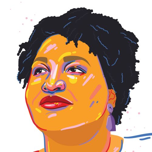 Portraiture of Stacey Abrams is an American politician
