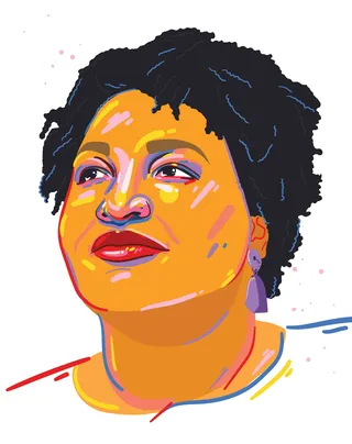 Portraiture of Stacey Abrams is an American politician