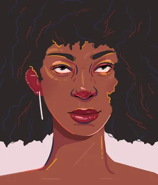 GIF illustration of eye roll