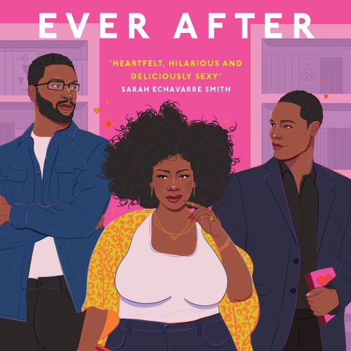 Book cover with three characters standing confidently, by Mallory Heyer