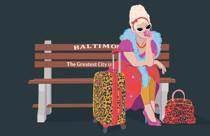 Artigo sobre viajante para a revista Baltimore