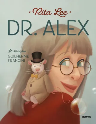 Illustration of Dr. Alex with a small mouse in a hat on her shoulder