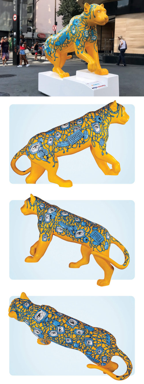 Figura Animal Jaguar para Jaguar Parade
