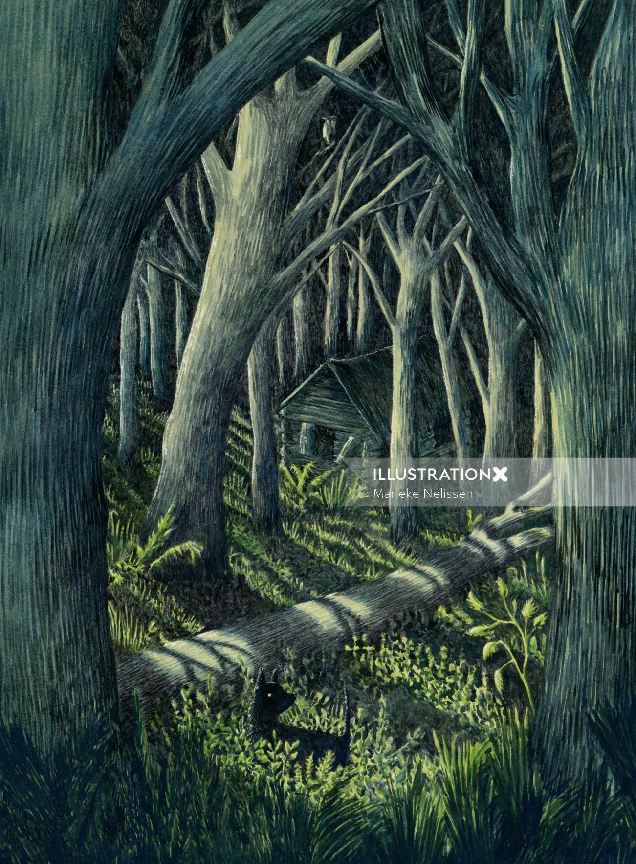 "Toto in the dark forest
"forest