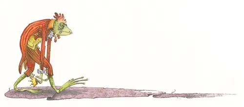 Illustration of a whimsical creature from Hotel Zweefkees by Marieke Nelissen