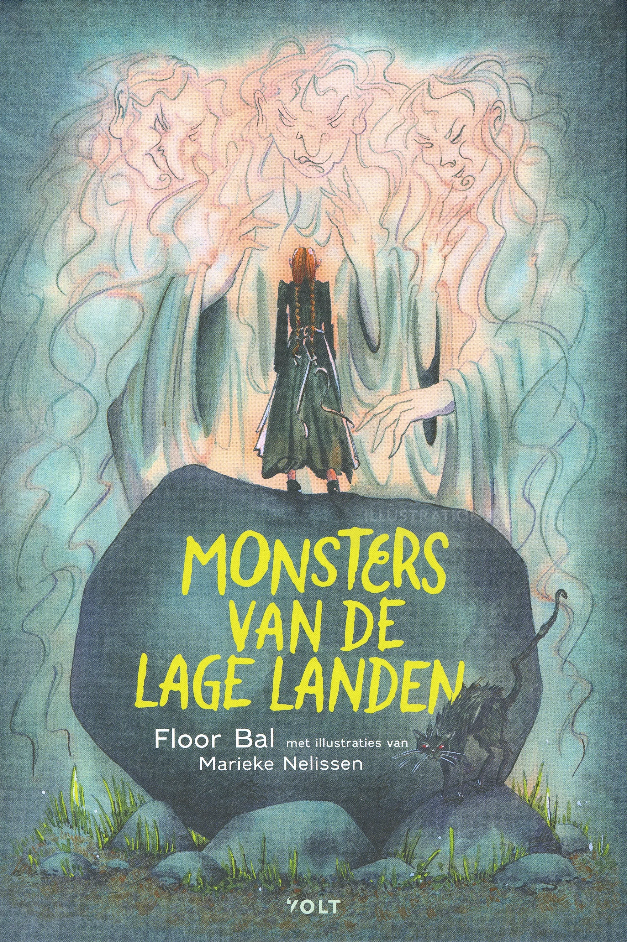 Cover illustration for Monsters van de Lage Landen by Marieke Nelissen