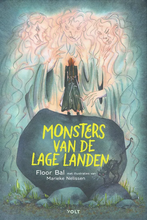 Cover illustration for Monsters van de Lage Landen by Marieke Nelissen