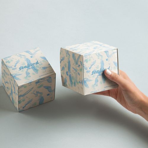 Ink-illustrated souvenir packaging cubes by Marieke Nelissen