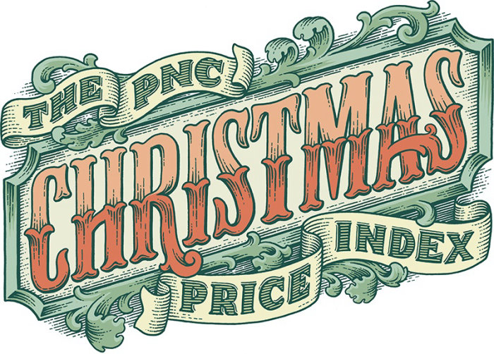 PNC Christmas Price digital lettering
