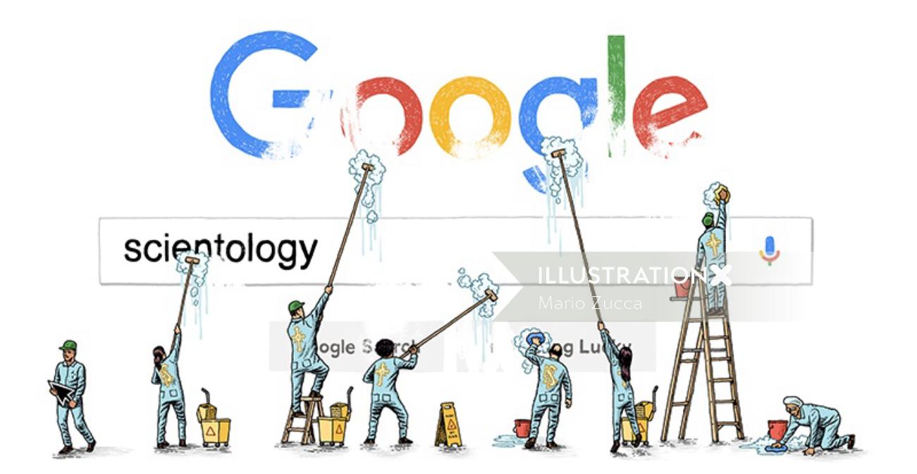 Illustration of google search 