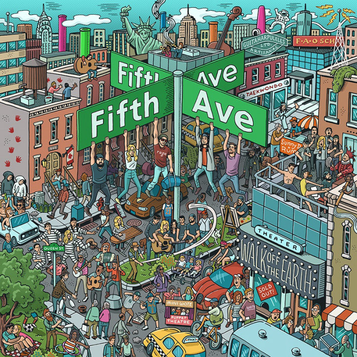 Fifth Ave Album Artwork Illustration 