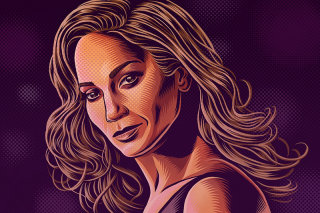 Illustration du portrait de Jennifer Lopez 