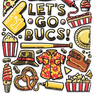 Promotional poster for Let's Go Bucs