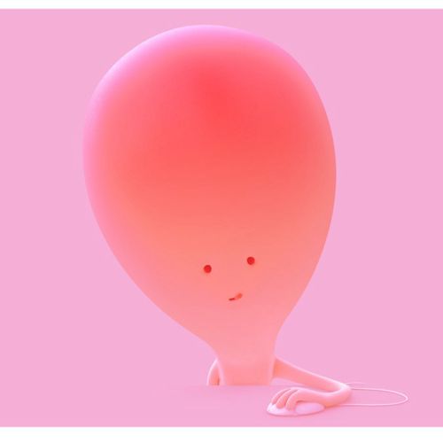 3d balloon head characters
