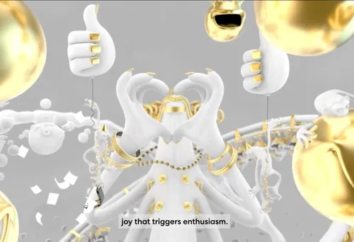 3d animation of creative intelligence
