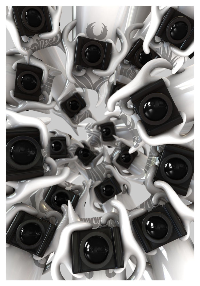 Caméra 3D générée par ordinateur