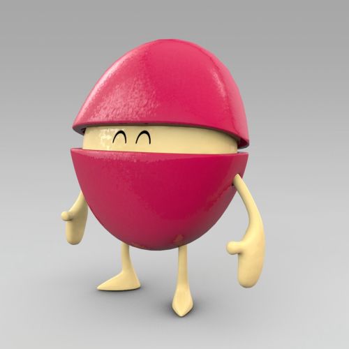 3d character standing
