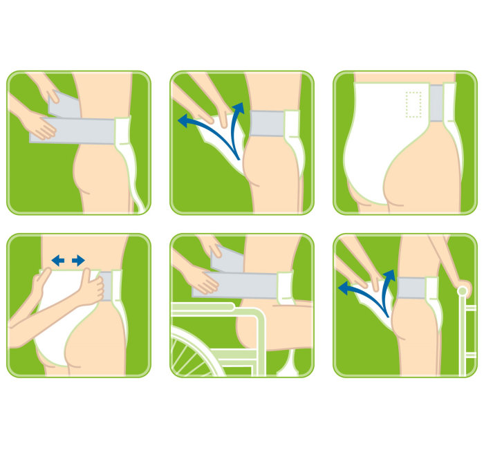 Vector illustration of diaper