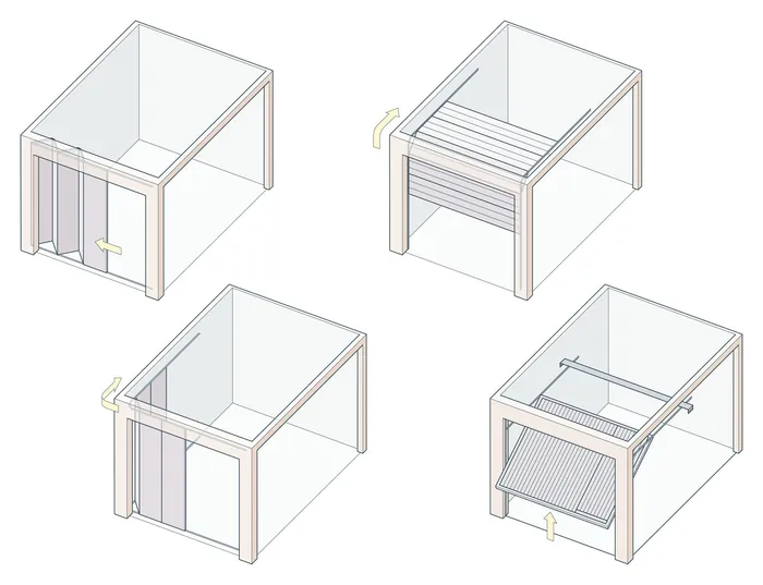 Assembly steps of a small sliding door glass enclosure.
