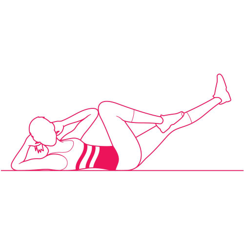An illustration of woman fitness