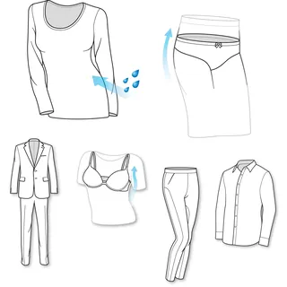 Line art of clothes 