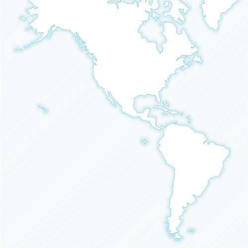 Vector illustration of world map