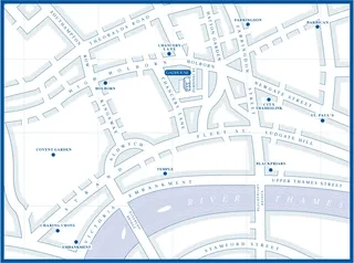 Vector illustration of street map